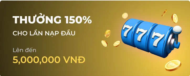 Thưởng Chào Mừng 150% tại Bong88